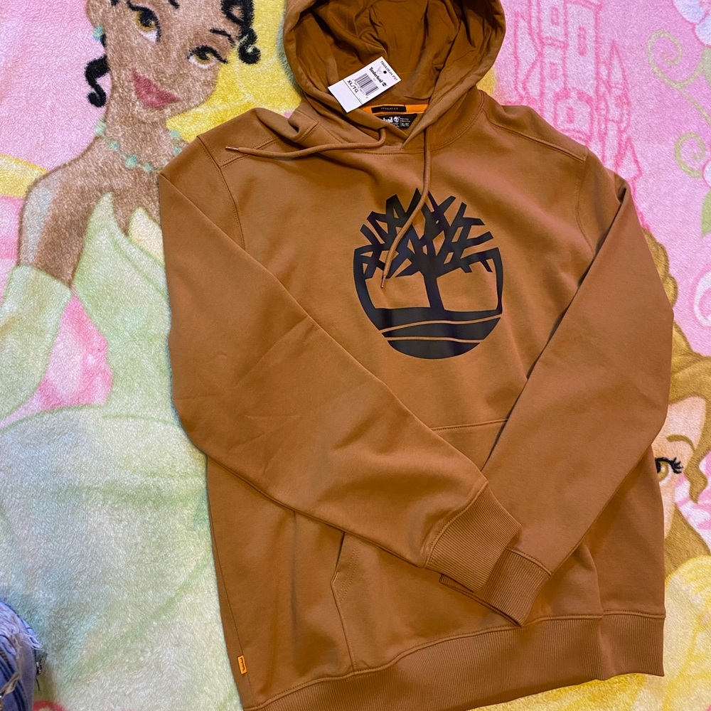 Mens Timberland Tree Logo Hoodie